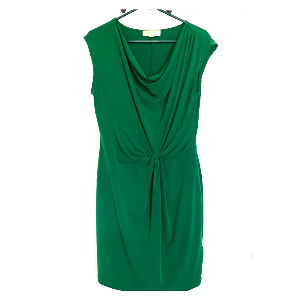 Super flattering slinky dress.